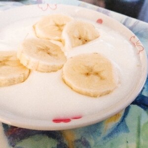 朝ご飯に☆蜂蜜バナナヨーグルト